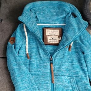 Teal Heather Naketano Zip Up Like New
